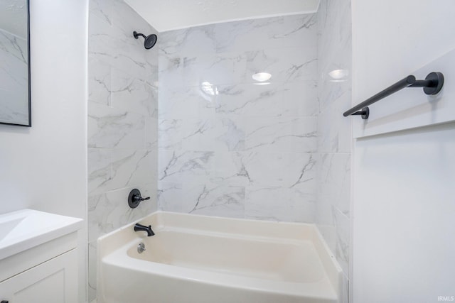 5729 Saint Joe Center Rd, Fort Wayne, IN 46835 - bathroom featuring vanity and shower / bath combination