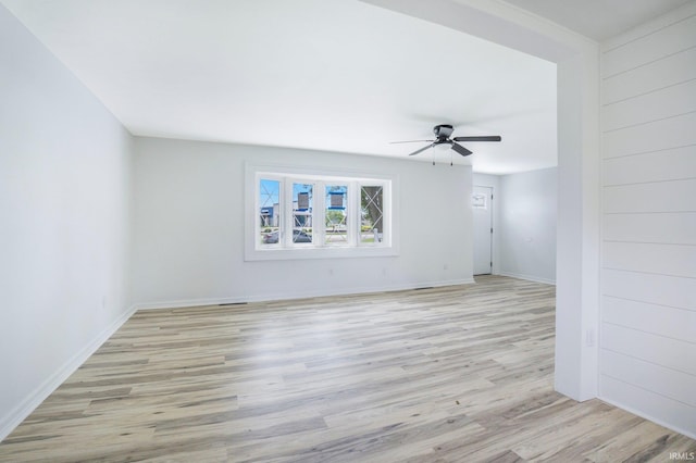 5729 Saint Joe Center Rd, Fort Wayne, IN 46835 - spare room featuring light wood finished floors and a ceiling fan