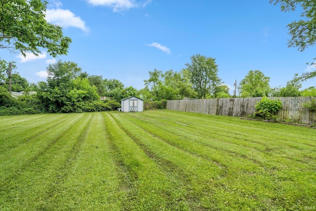 5729 Saint Joe Center Rd, Fort Wayne, IN 46835 - view of yard with a storage shed