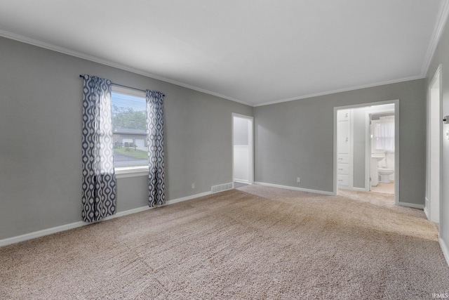 2710 Willow Oaks Dr, Fort Wayne, IN 46809 - empty room with ornamental molding and light colored carpet