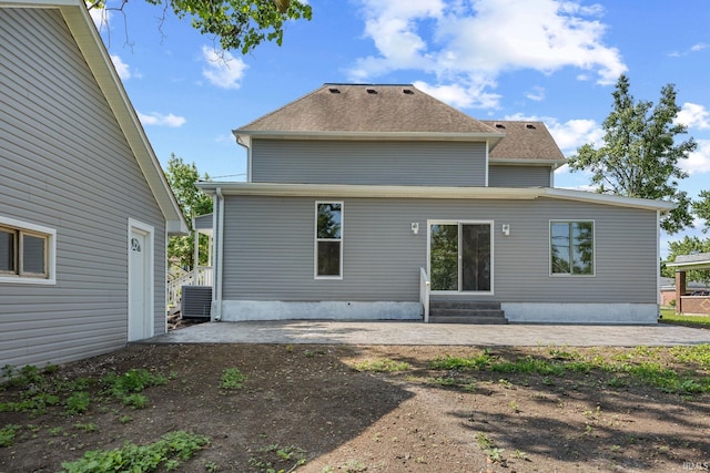 809 E 5th St, Fowler, IN 47944 - back of house with entry steps and a patio area