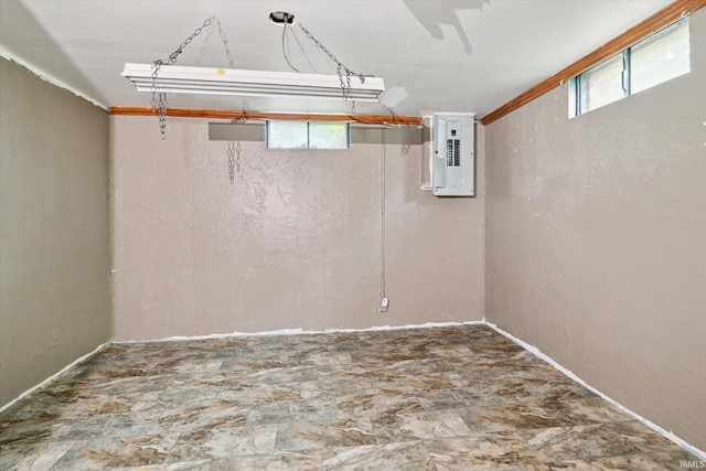 5210 W Washington St, South Bend, IN 46619 - basement with electric panel and baseboards