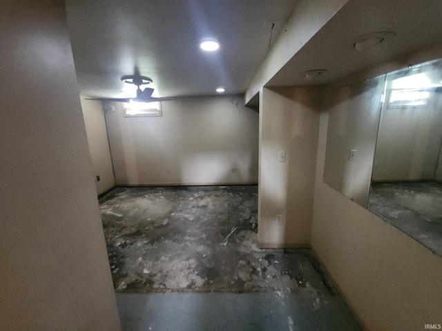 2407 George St, Logansport, IN 46947 - finished below grade area with recessed lighting