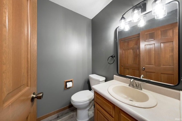 9106 Yellow Tree Ct, Fort Wayne, IN 46804 - bathroom featuring vanity and wood finished floors