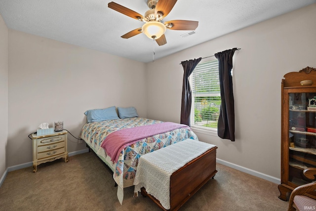 807 Percheron Pl, Lafayette, IN 47905 - carpeted bedroom with baseboards and ceiling fan