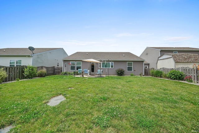 807 Percheron Pl, Lafayette, IN 47905 - back of house with a patio area and a fenced backyard