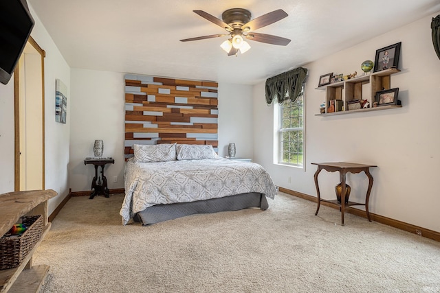 58380 Ash Rd, Osceola, IN 46561 - bedroom featuring carpet floors and a ceiling fan