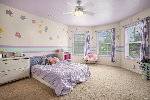 58380 Ash Rd, Osceola, IN 46561 - bedroom featuring carpet flooring and a ceiling fan