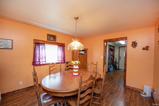 403 E Columbia St, Flora, IN 46929 - dining space featuring wood finished floors
