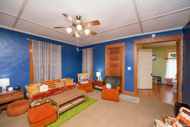 403 E Columbia St, Flora, IN 46929 - bedroom featuring carpet flooring and ceiling fan