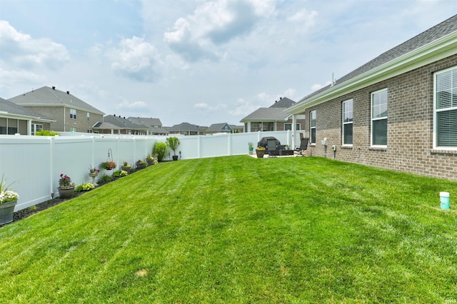5573 Camden Dr, Newburgh, IN 47630 - fenced backyard featuring a residential view