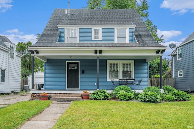1414 Longfellow Ave, South Bend, IN 46615 - view of front of property featuring a porch and a shingled roof