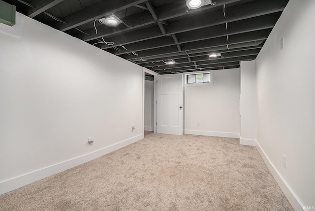 1414 Longfellow Ave, South Bend, IN 46615 - below grade area with carpet and baseboards