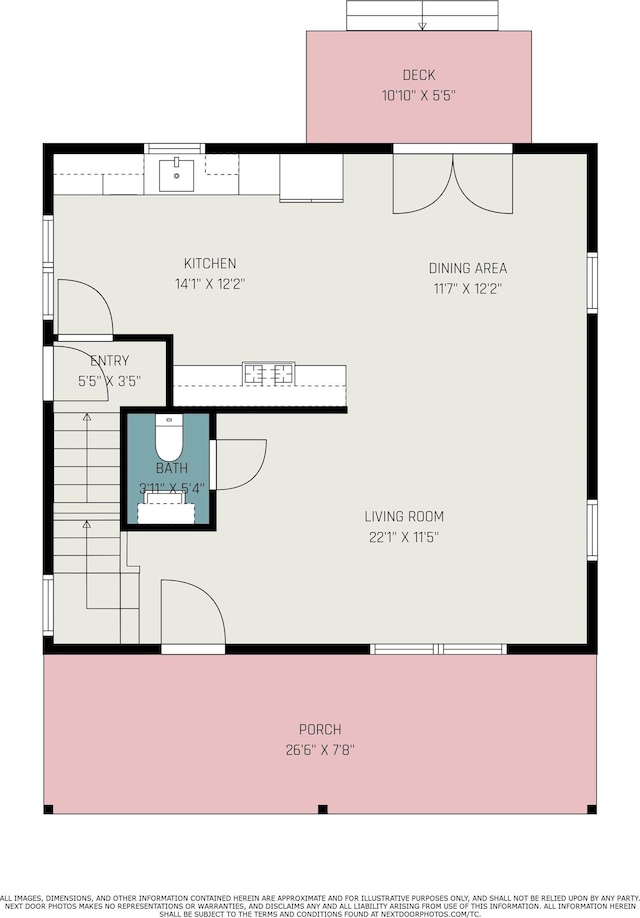 1414 Longfellow Ave, South Bend, IN 46615 - view of home floor plan