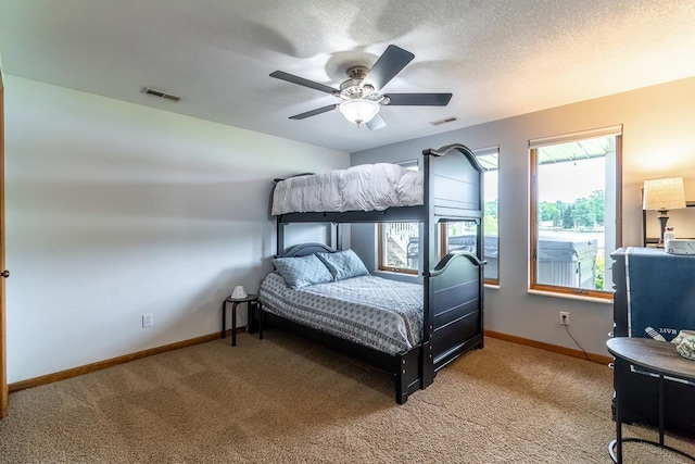 280 Ln 230 Jimmerson Lk, Angola, IN 46703 - bedroom featuring carpet floors and a ceiling fan