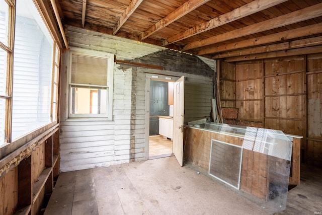 120 N Main St, Avilla, IN 46710 - view of unfurnished sunroom
