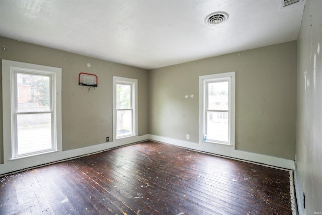 120 N Main St, Avilla, IN 46710 - spare room featuring hardwood / wood-style flooring and baseboards