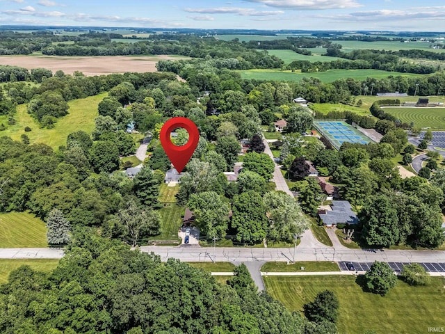 1406 W Orchard Dr, North Manchester, IN 46962 - aerial view of a tree filled landscape