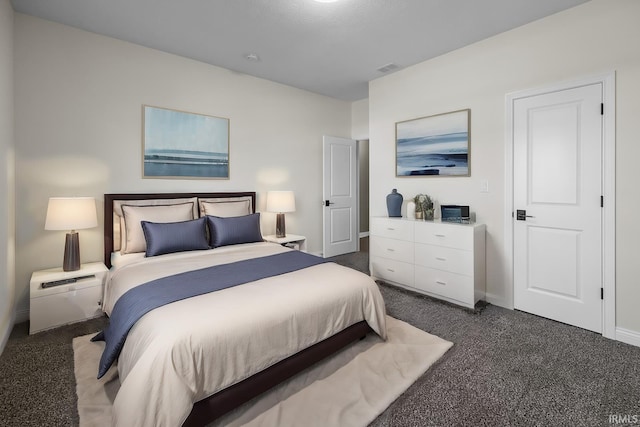 323 Haddington Ln, Lafayette, IN 47905 - bedroom with dark carpet and baseboards