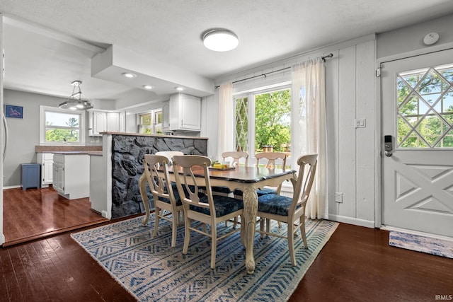51881 Currant Rd, Granger, IN 46530 - dining space featuring dark wood-style flooring and healthy amount of natural light