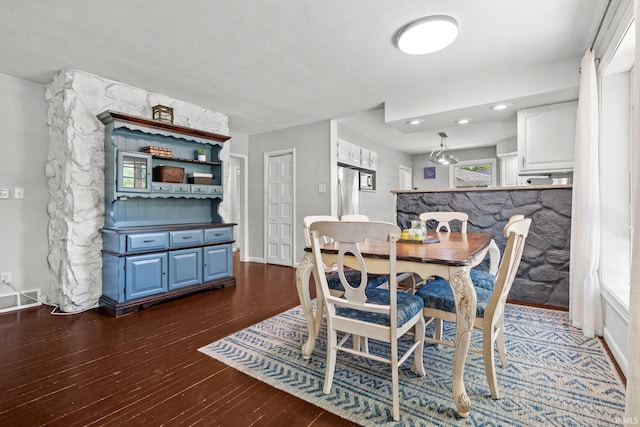 51881 Currant Rd, Granger, IN 46530 - dining area featuring wood finished floors and recessed lighting