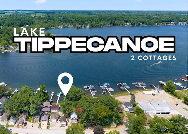 387 Ems T26 Ln, Leesburg, IN 46538 - bird's eye view of a nearby body of water
