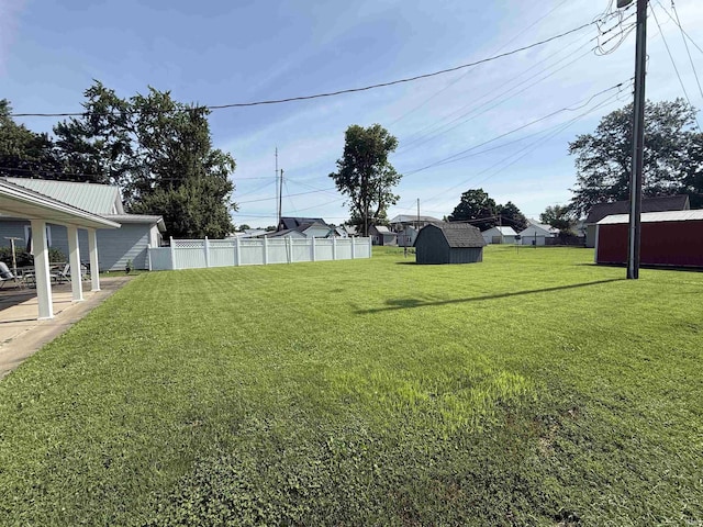 305 S Grove St, Odon, IN 47562 - view of yard featuring a storage unit