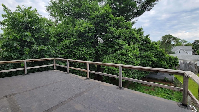 1219 Oakland St, Fort Wayne, IN 46808 - wooden deck featuring a patio area