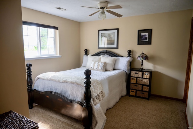 27222 Country Lake Ln, Elkhart, IN 46514 - bedroom featuring carpet floors and ceiling fan