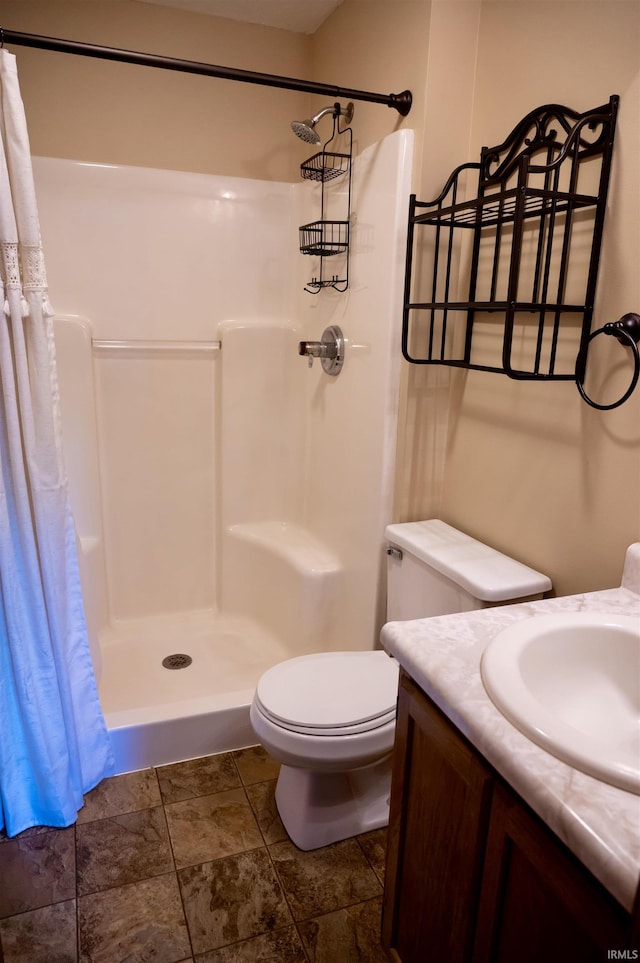 27222 Country Lake Ln, Elkhart, IN 46514 - bathroom with vanity and curtained shower