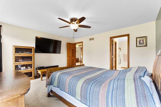 1108 Willen Ln, Fort Wayne, IN 46818 - bedroom featuring carpet and ceiling fan