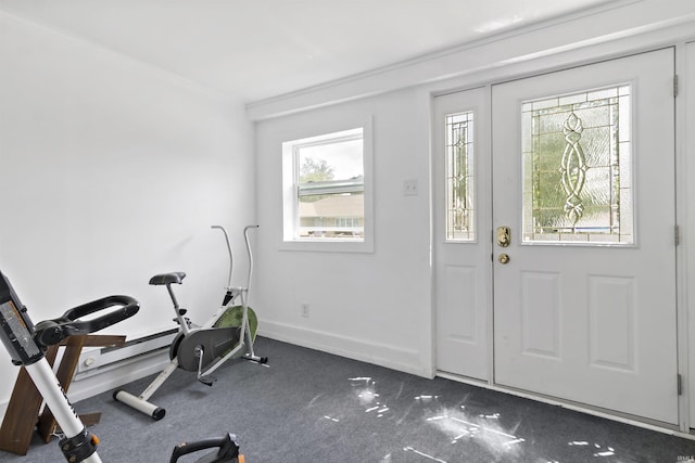 225 N E St, Marion, IN 46952 - entrance foyer with baseboards