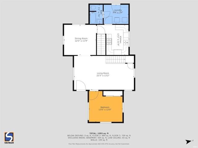 119 Towle Ave, Mishawaka, IN 46544 - view of home floor plan