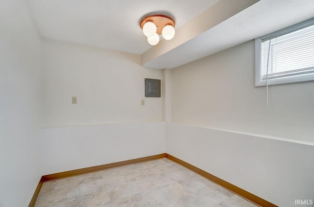 1049 Chapman Lake Dr, Warsaw, IN 46582 - unfurnished room with baseboards and electric panel