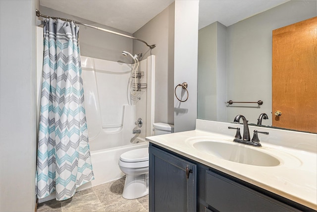 51268 Channel Ct, Elkhart, IN 46514 - bathroom featuring shower / bathtub combination with curtain and vanity
