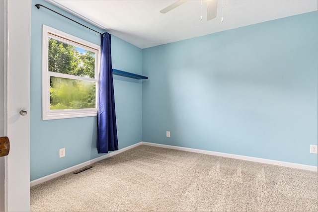 51268 Channel Ct, Elkhart, IN 46514 - carpeted empty room featuring a ceiling fan and baseboards