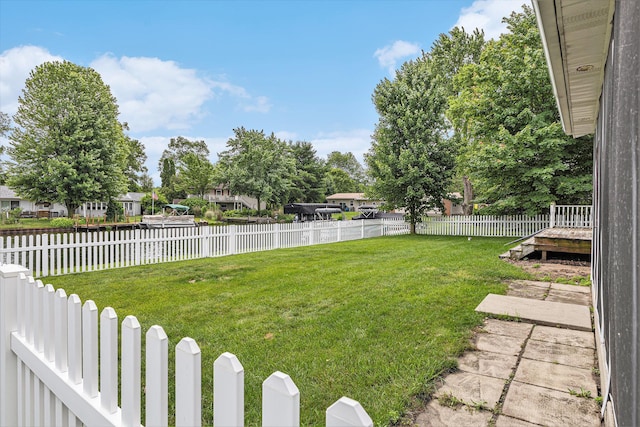 51268 Channel Ct, Elkhart, IN 46514 - fenced backyard with a water view
