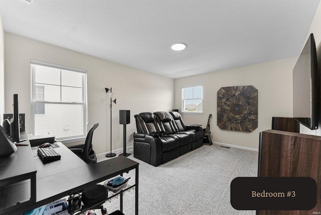 1114 Mosaic St, Huntertown, IN 46748 - office space featuring carpet floors and a textured ceiling