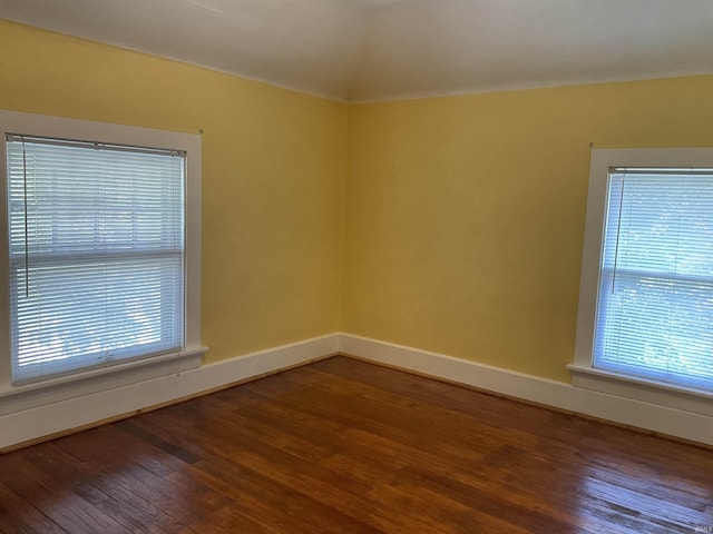 2103 Kentucky Ave, Fort Wayne, IN 46805 - unfurnished room with hardwood / wood-style floors and baseboards