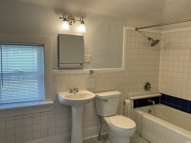 2103 Kentucky Ave, Fort Wayne, IN 46805 - full bathroom with shower / washtub combination and tile patterned floors
