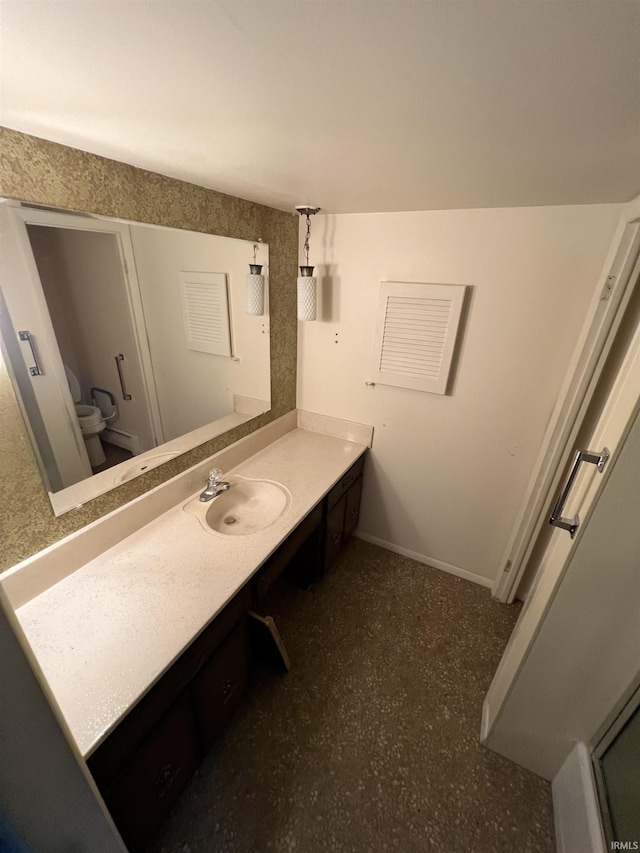 3215 Wakashan Pl, Fort Wayne, IN 46815 - bathroom featuring vanity and toilet