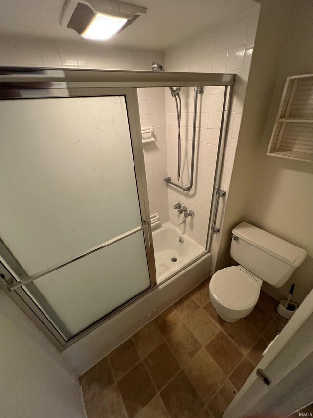 3215 Wakashan Pl, Fort Wayne, IN 46815 - bathroom with combined bath / shower with glass door and toilet
