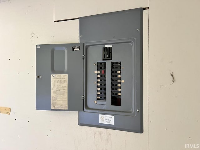 126 E Washington St, Monroe, IN 46772 - utility room with electric panel