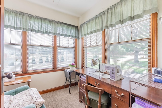 3721 Claremont Ave, Evansville, IN 47712 - carpeted office with baseboards
