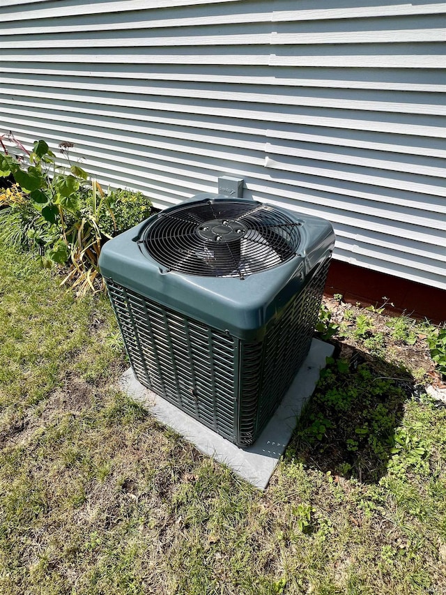 323 Simon St, Plymouth, IN 46563 - exterior view of a central air condition unit