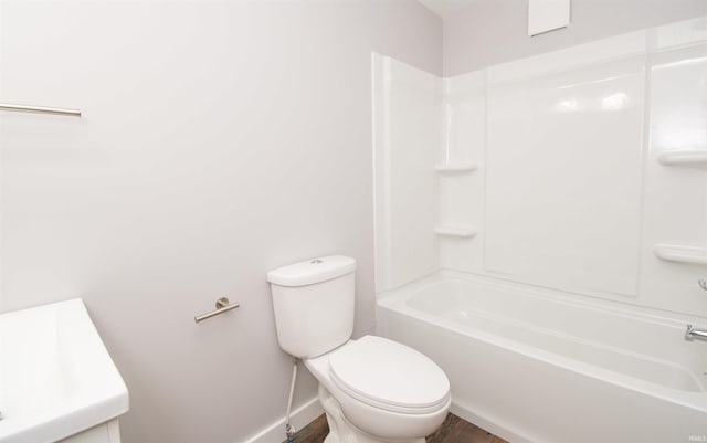 3046 Long Lake Rd, Albion, IN 46701 - bathroom with wood finished floors and bathtub / shower combination