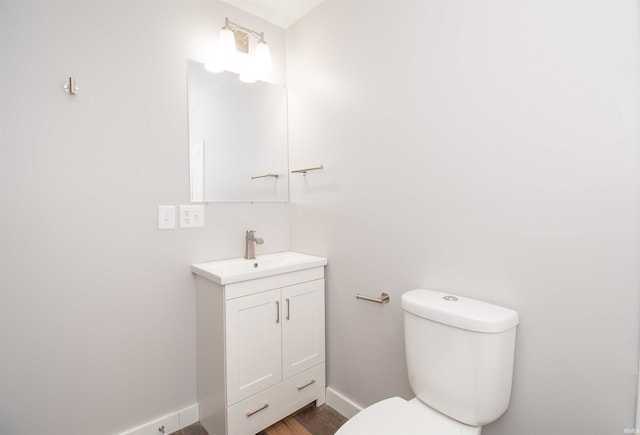 3046 Long Lake Rd, Albion, IN 46701 - bathroom with vanity and wood finished floors