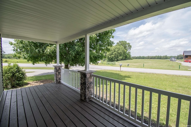 3046 Long Lake Rd, Albion, IN 46701 - porch with a lawn