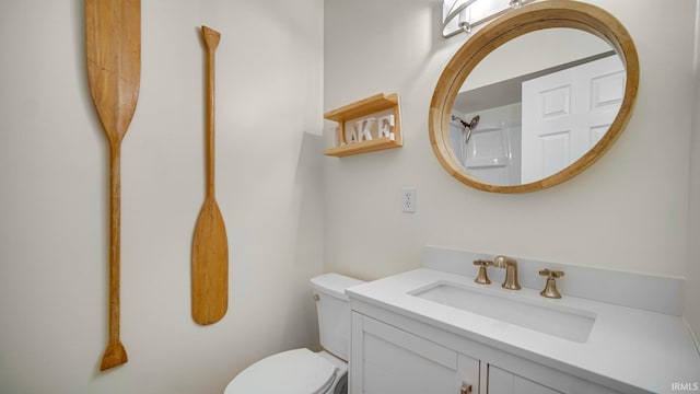 1897 Lakeshore Dr, Walkerton, IN 46574 - bathroom featuring toilet and vanity