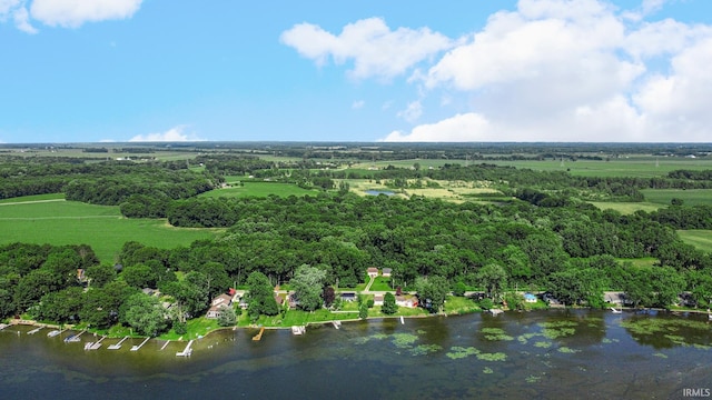 1897 Lakeshore Dr, Walkerton, IN 46574 - aerial overview of property's location with a nearby body of water